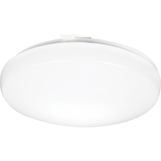 Lithonia 14 Inch Round Low Profile Flush Mount LED Ceiling Light, 24W, 3000K, 120V, 1600 Lumens, White