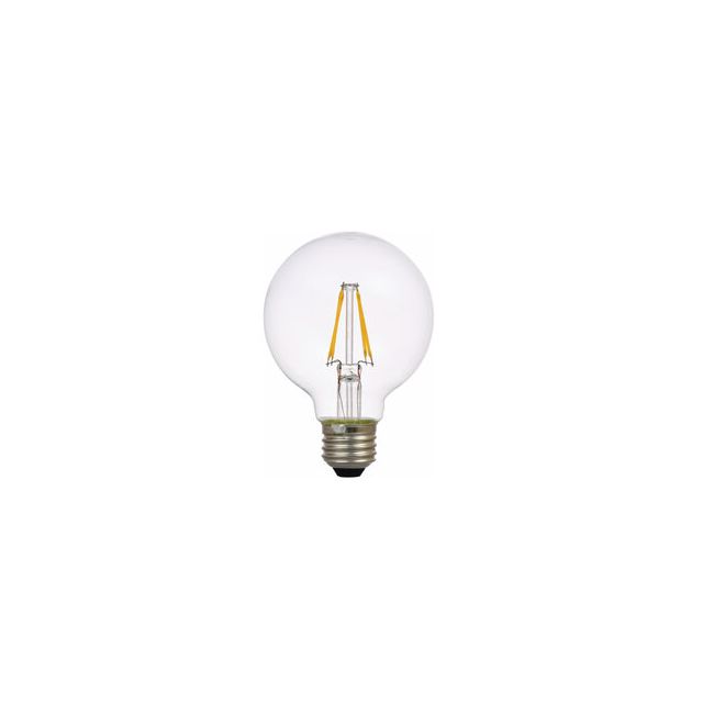 Sylvania 40764 TruWave Series G25 LED Bulb, 4.5W, 350 Lumens, 2700K, 120V, E26 Medium Base, Dimmable