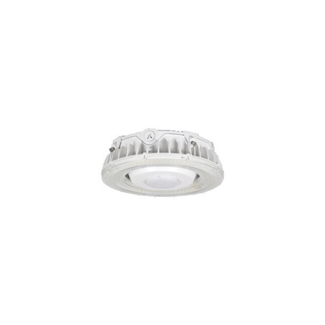 Sylvania 61744 10 Inch CCT Selectable LED Garage|Canopy, 25W, 3000/4000/5000K, 120-277V, White