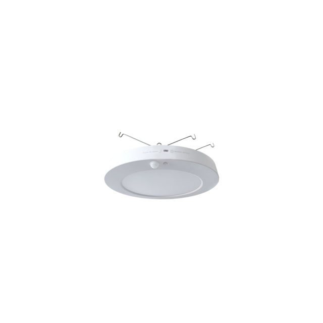 Sylvania 62395 7 Inch CCT Selectable LED Surface Mount Downlight, 12W, 2700-5000K, 120V, White, Phase Cut Dimmable