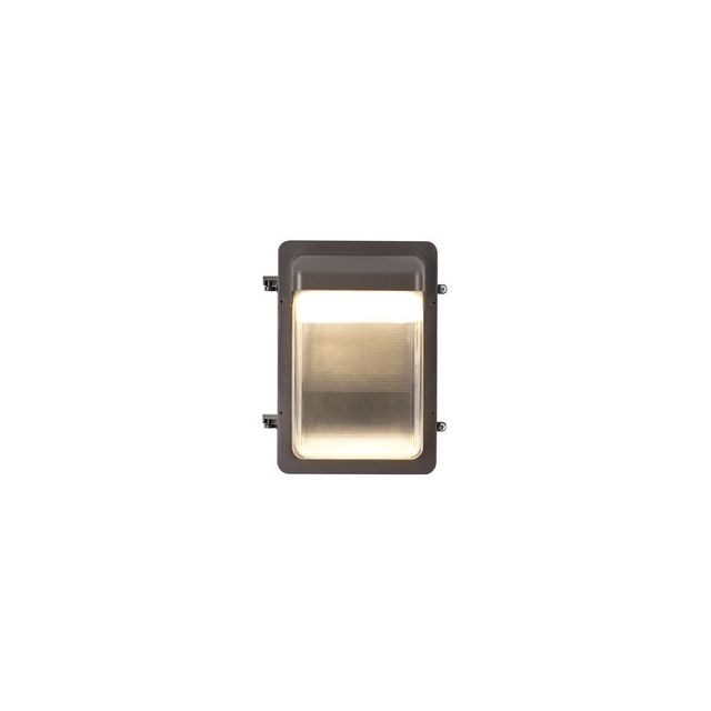 Sylvania 63655 8A Series Wattage and CCT Selectable LED Wall Pack, 20/30/40W, 3000/4000/5000K, 120-347V, Bronze, 0-10V Dimmable, with Photocell