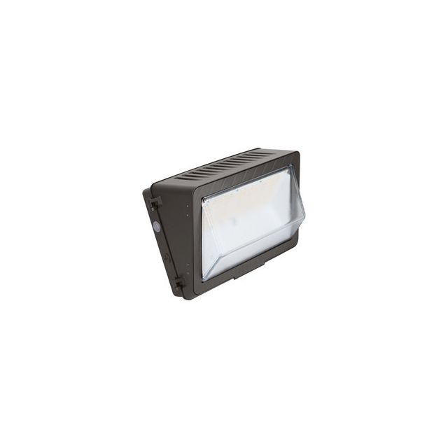 Sylvania 63766 9A Series Wattage and CCT Selectable LED Wall Pack, 50/65/80W, 3000/4000/5000K, 120-347V, Bronze, 0-10V Dimmable, with Photocell