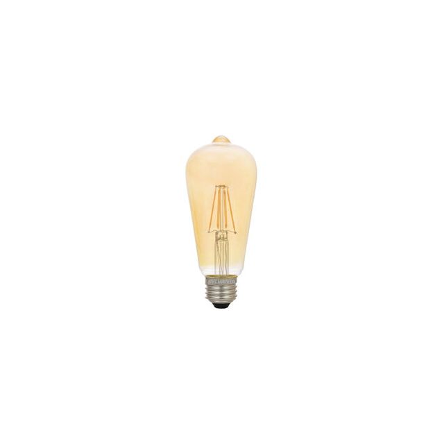 Sylvania 75353 TruWave Series ST19 LED Bulb, 7W, 590 Lumens, 2100K, 120V, E26 Medium Base, Dimmable