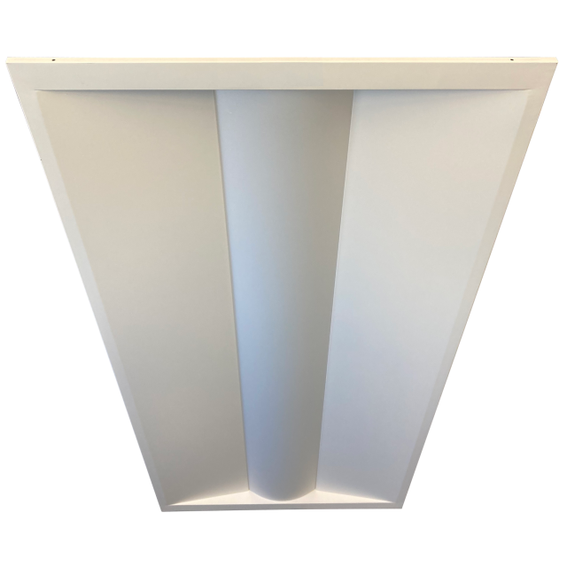 Litetronics 2x4 White LED Recessed Troffer, 50W, 100-277V, 4000K, 6249 Lumens