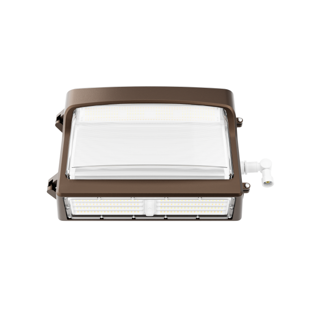 Litetronics Dark Bronze Wattage and Color Selectable LED Wall Pack, 60-100W, 120-277V, 3000/4000/5000K, 8100-13499 Lumens