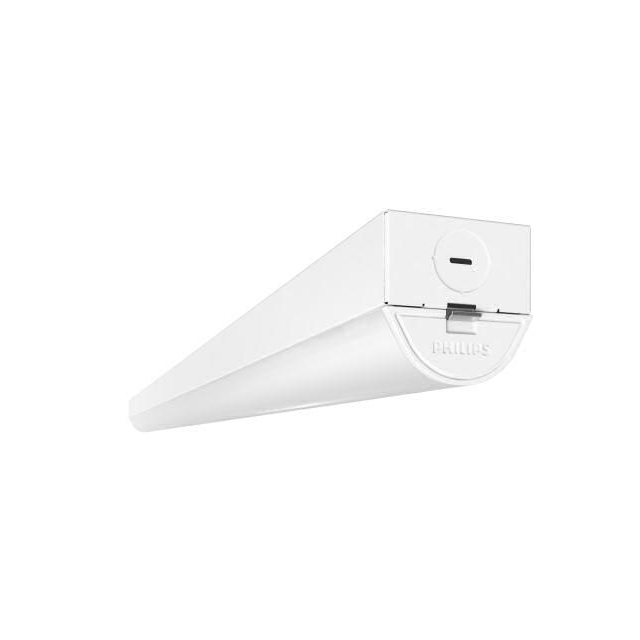 Philips 4' Linear LED,42W, 4000lm, 4000K, 120-277V, 100% Frost Lens, Universal Electronic Driver