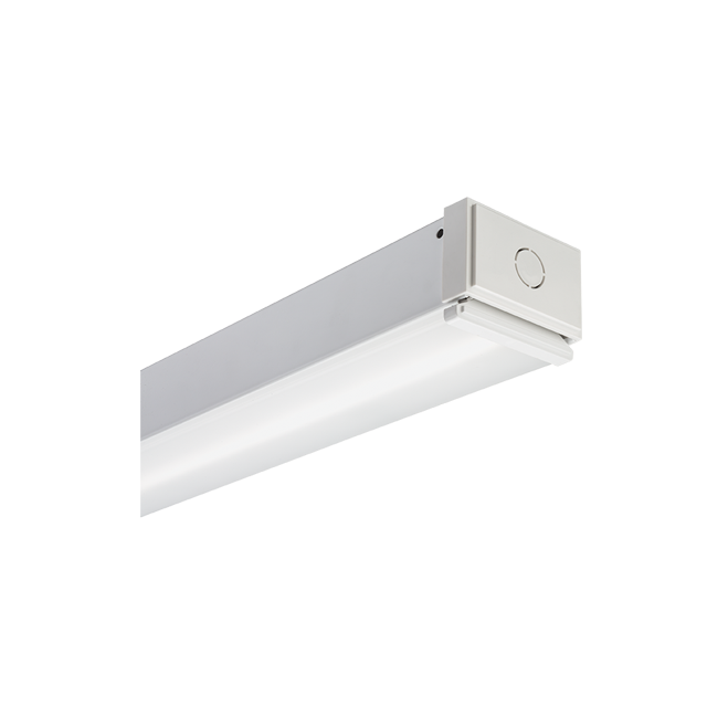 Acuity Lithonia CLX LED Linear Strip, 48", 20W, 3000 Lumens, 3500K, 80 CRI, 277V, 0-10V Dimming, Flat Diffuse Lens, 10W Emergency Battery Pack, Surge Protection Device, White Finish