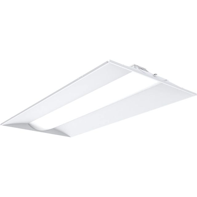 Lithonia STAKS 2X4 Recessed Center Lay-in Wattage and CCT Selectable LED Fixture, 31/40/48W, 4000/5000/6000K, 4300-6500 Lumens, 120-277V, 0-10V Dimmable