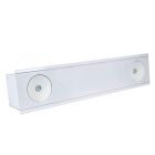 Sure-Lites T-Grid Recessed Battery Backup LED Emergency Light, 60 Foot Coverage, 120/277V, White, Self Diagnostic, 5W Remote Capacity