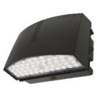 Sylvania 62725 Wattage and CCT Selectable LED Wall Pack, 45/65/8W, 3000/4000/5000K, 120-277V, Bronze, 0-10V Dimmable, T4 Light Distribution, with Photocell
