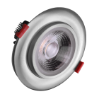 Nicor 4-inch LED Gimbal Recessed Downlight in Nickel, 2700K