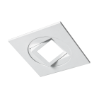 Nicor 4-inch White Square Multi-Adjustable Recessed LED Downlight, 4000K