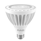 RAB PAR30L 25 Degree Beam LED Reflector Bulb, 19W, 4000K, 120V, 1800 Lumens, Non-Dimmable