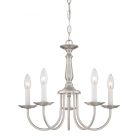 Satco Nuvo 5 Light, 18 in., Chandelier, with Candlesticks