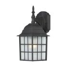 Satco Nuvo Adams, 1 Light, 14 in., Outdoor Wall with Frosted Glass