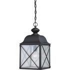 Satco Nuvo Wingate, 1 light, Outdoor Hanging Fixture with Clear Seed Glass