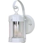 Satco Nuvo 1 Light, 11 in., Wall Lantern, Piper Lantern with Clear Seed Glass