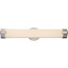 Satco Nuvo Loop, Double LED Wall Sconce, Brushed Nickel Finish