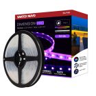 Satco Nuvo Dimension Pro, Tape light strip, 16 ft., Hi-Output, RGB plus Tunable White, Plug connection, IP65, Starfish IOT Capable, RF Remote Included
