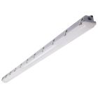 Satco Nuvo 8 Foot, Vapor Proof Linear Fixture, CCT & Wattage Selectable, IP65 and IK08 Rated, 0-10V Dimming, 120V-347V