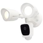 Satco Nuvo Bullet Outdoor SMART Security Camera, Starfish enabled, White Finish