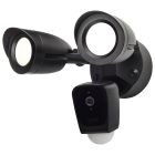 Satco Nuvo Bullet Outdoor SMART Security Camera, Starfish enabled, Black Finish