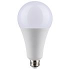 Satco Nuvo Ultra Bright Utility Lamp, 36 Watt, PS30 LED, Dimmable, White Finish, Medium Base, 2700K, 120 Volt, High Lumen
